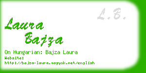 laura bajza business card